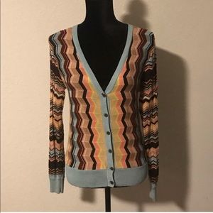 Missoni Chevron Cardigan - Size: M